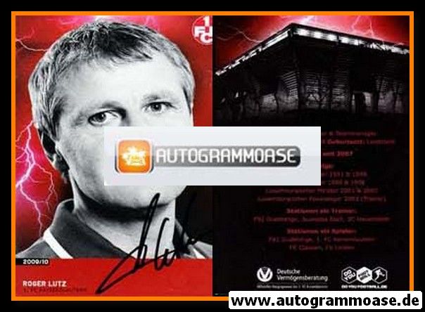 Autogramm Fussball | 1. FC Kaiserslautern | 2009 | Roger LUTZ