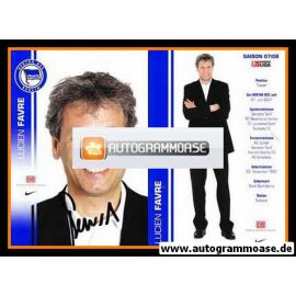 Autogramm Fussball | Hertha BSC Berlin | 2007 | Lucien FAVRE