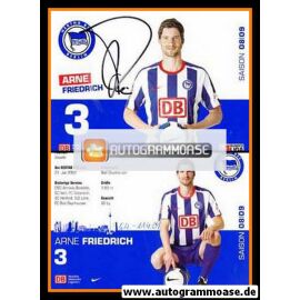 Autogramm Fussball | Hertha BSC Berlin | 2008 | Arne FRIEDRICH