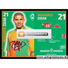Autogramm Fussball | SV Werder Bremen | 2005 | Mohamed ZIDAN