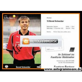 Autogramm Fussball | Eintracht Frankfurt | 1998 | Bernd SCHNEIDER