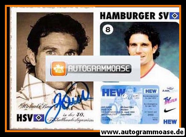 Autogramm Fussball | Hamburger SV | 2002 | Michael BAUR