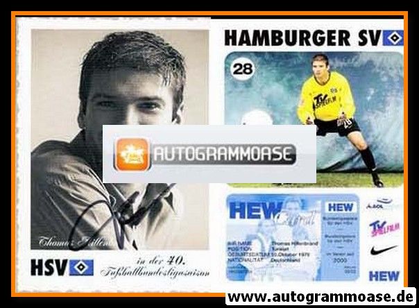 Autogramm Fussball | Hamburger SV | 2002 | Thomas HILLENBRAND