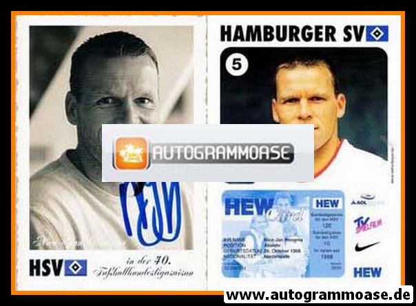 Autogramm Fussball | Hamburger SV | 2002 | Nico-Jan HOOGMA