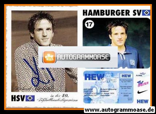 Autogramm Fussball | Hamburger SV | 2002 | Richard KITZBICHLER