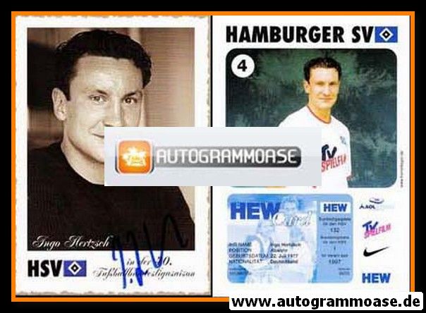 Autogramm Fussball | Hamburger SV | 2002 | Ingo HERTZSCH