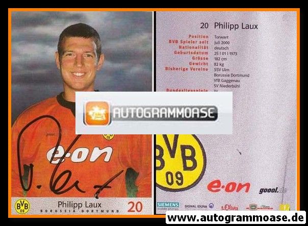 Autogramm Fussball | Borussia Dortmund | 2000 | Philipp LAUX