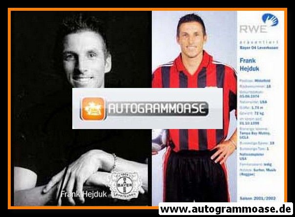 Autogramm Fussball | Bayer Leverkusen | 2001 | Frank HEJDUK