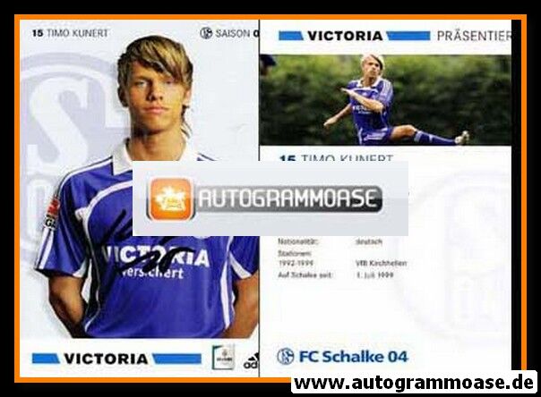 Autogramm Fussball | FC Schalke 04 | 2006 | Timo KUNERT
