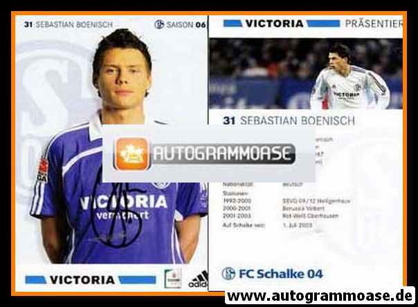 Autogramm Fussball | FC Schalke 04 | 2006 | Sebastian BOENISCH