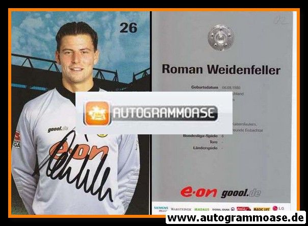 Autogramm Fussball | Borussia Dortmund | 2002 | Roman WEIDENFELLER