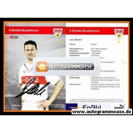 Autogramm Fussball | VfB Stuttgart | 2009 | Khalid BOULAHROUZ
