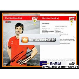 Autogramm Fussball | VfB Stuttgart | 2009 | Christian KOLODZIEJ