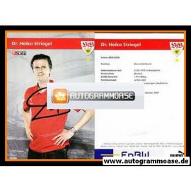 Autogramm Fussball | VfB Stuttgart | 2009 | Dr. Heiko STRIEGEL