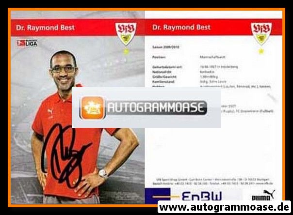 Autogramm Fussball | VfB Stuttgart | 2009 | Dr. Raymond BEST