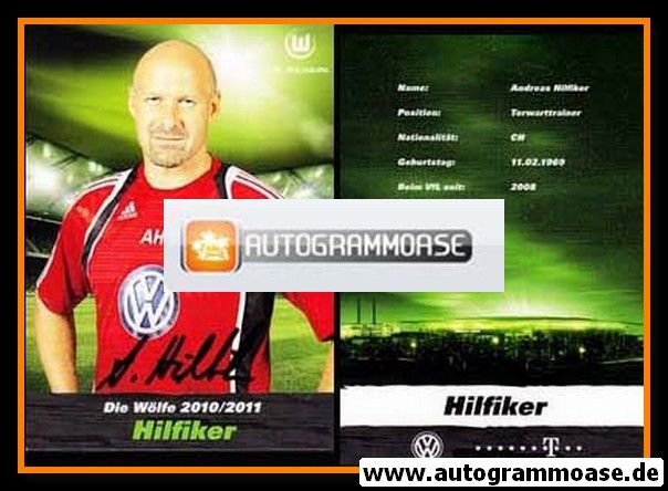Autogramm Fussball | VfL Wolfsburg | 2010 | Andreas HILFIKER