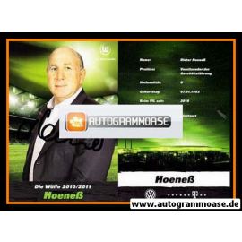 Autogramm Fussball | VfL Wolfsburg | 2010 | Dieter HOENESS