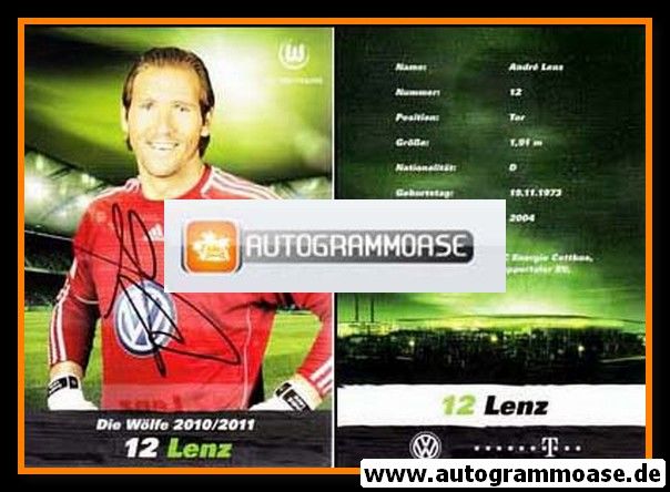 Autogramm Fussball | VfL Wolfsburg | 2010 | Andre LENZ