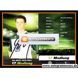 Autogramm Fussball | VfL Wolfsburg | 2010 | Alexander MADLUNG