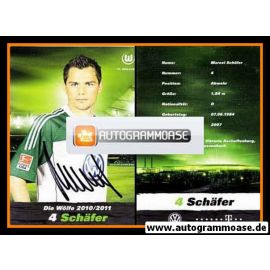 Autogramm Fussball | VfL Wolfsburg | 2010 | Marcel SCHÄFER