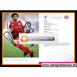 Autogramm Fussball | FC Bayern München | 2004 | Paulo GUERRERO