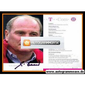 Autogramm Fussball | FC Bayern München | 2004 | Uli HOENESS