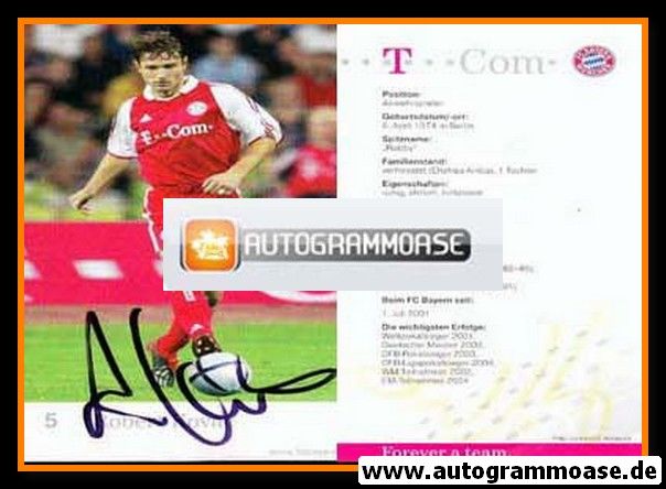Autogramm Fussball | FC Bayern München | 2004 | Robert KOVAC