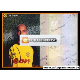 Autogramm Fussball | Borussia Dortmund | 2001 Foto AK | DEDE 