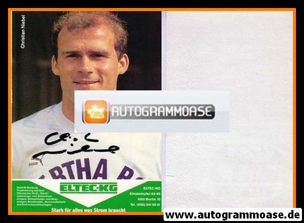 Autogramm Fussball | Hertha BSC Berlin | 1989 | Christian NIEBEL