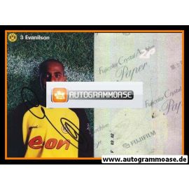 Autogramm Fussball | Borussia Dortmund | 2001 Foto AK | EVANILSON 