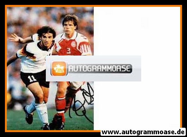 Autogramm Fussball | DFB | 1996 Foto | Karl-Heinz RIEDLE (Spiel Dänemark)