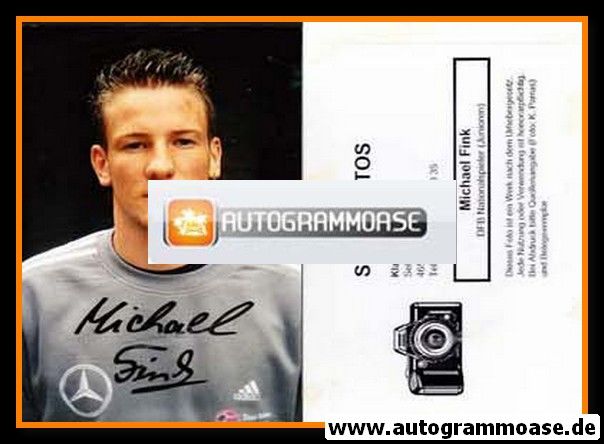 Autogramm Fussball | DFB | 1998 Foto | Michael FINK (Junioren)