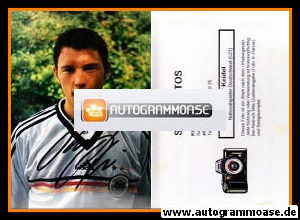 Autogramm Fussball | DFB U21 | 1998 Foto | Ralf KEIDEL