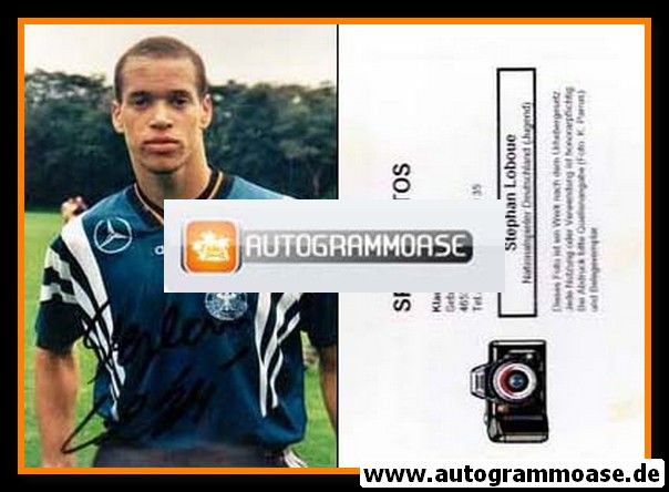 Autogramm Fussball | DFB | 1998 Foto | Stephan LOBOUE (Jugend)