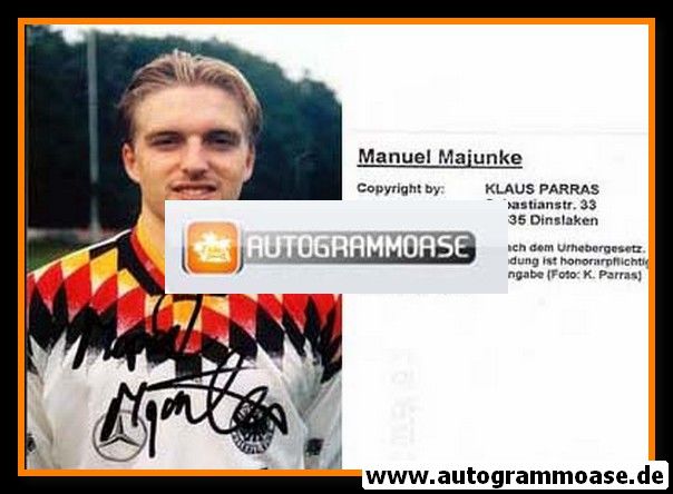 Autogramm Fussball | DFB U21 | 1998 Foto | Manuel MAJUNKE