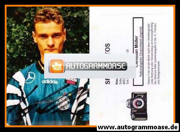 Autogramm Fussball | DFB | 1998 Foto | Christian MÜLLER (Jugend)