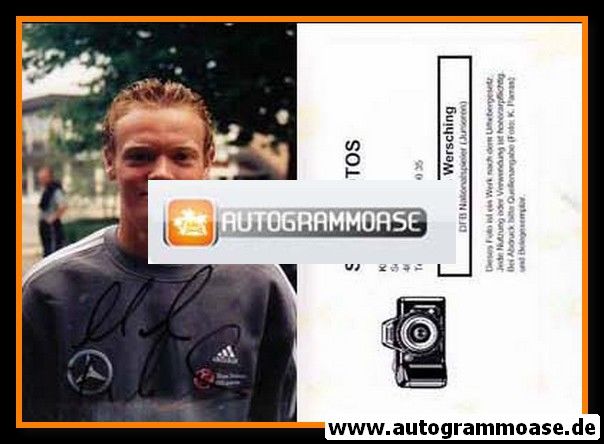 Autogramm Fussball | DFB | 1998 Foto | Markus WERSCHING (Junioren)