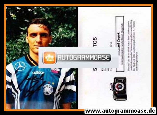 Autogramm Fussball | DFB | 1998 Foto | Michael ZEPEK (Jugend)