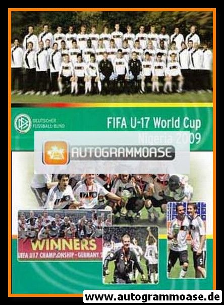 Mannschaftskarte Fussball | DFB | 2009 (U17 WM)