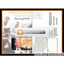 Autogramm Fussball | DFB | 1954 Retro | Horst ECKEL (Collage Color) 84. Minute