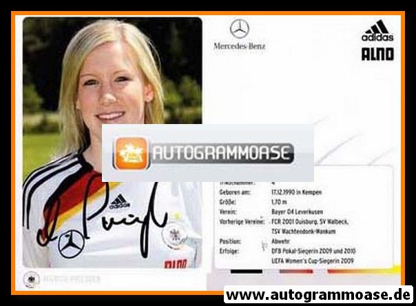 Autogramm Fussball (D) | DFB | 2010 Adidas | Marith PRIESSEN