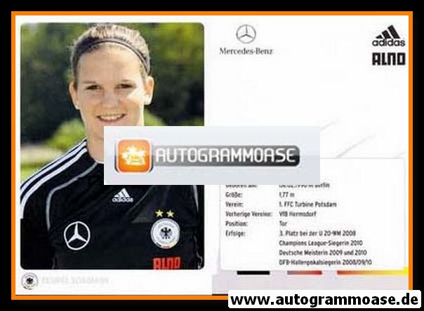 Autogramm Fussball (Damen) | DFB | 2010 Adidas | Desiree SCHUMANN
