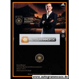 Autogramm Fussball | DFB | 2010-2 Adidas | Oliver BIERHOFF