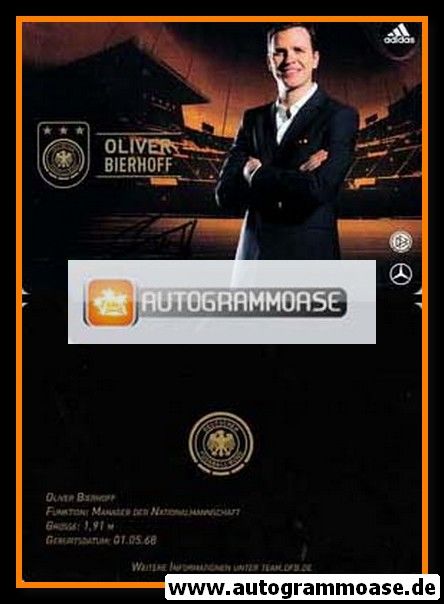 Autogramm Fussball | DFB | 2010-2 Adidas | Oliver BIERHOFF