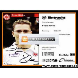 Autogramm Fussball | Eintracht Frankfurt | 2003 | Sven RINKE