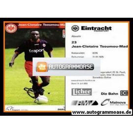 Autogramm Fussball | Eintracht Frankfurt | 2003 | Jean-Clotaire TSOUMOU-MADZA