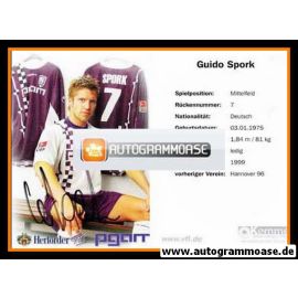 Autogramm Fussball | VfL Osnabrück | 2003 | Guido SPORK