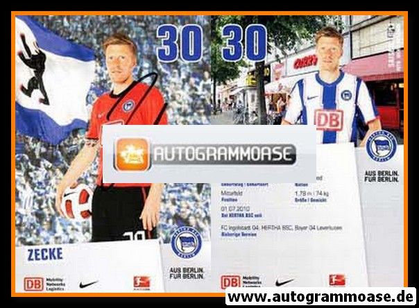 Autogramm Fussball | Hertha BSC Berlin | 2010 | Andreas NEUENDORF
