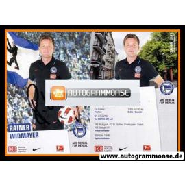 Autogramm Fussball | Hertha BSC Berlin | 2010 | Rainer WIDMAYER