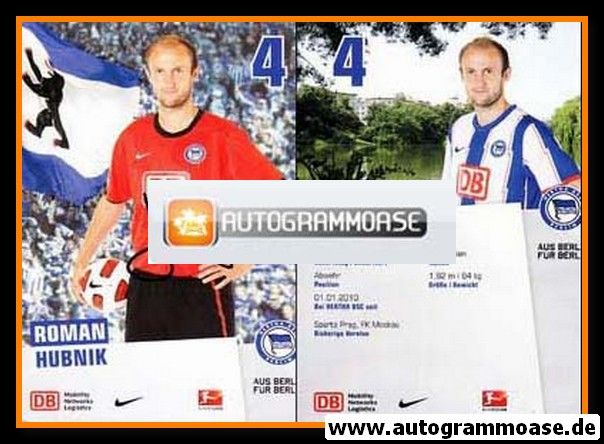 Autogramm Fussball | Hertha BSC Berlin | 2010 | Roman HUBNIK